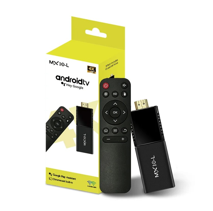 Tv Stick MX10-L Android 14 Wifi 4K
