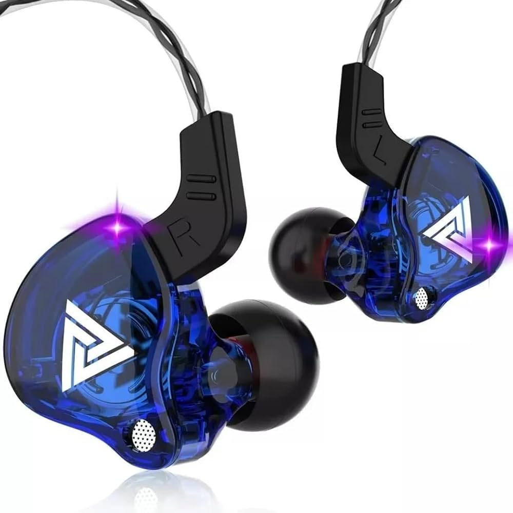 Fone de Ouvido com Fio QKZ AK6 Cor Purple