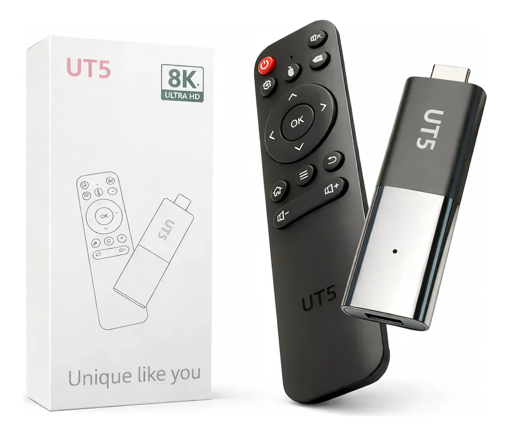Tv Stick UT5 8K Android 10 Wifi 5G Bluetooth