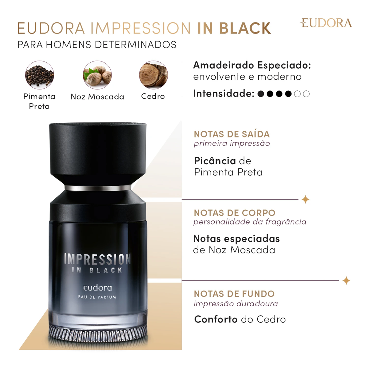 Perfume Eudora Impression in Black 100ml Eau de Parfum