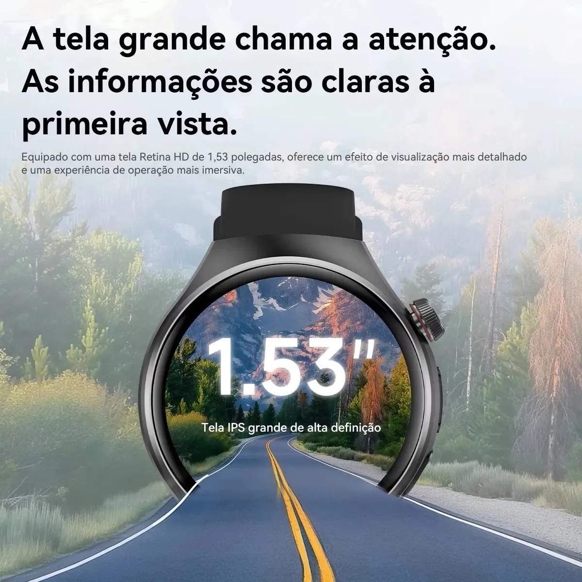 Smartwatch Watch 5 Plus com 3 pulseiras