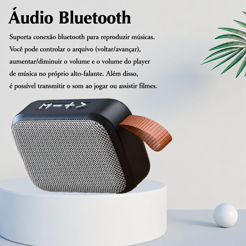 Caixa de Som Bluetooth 5.0 Portátil MG2