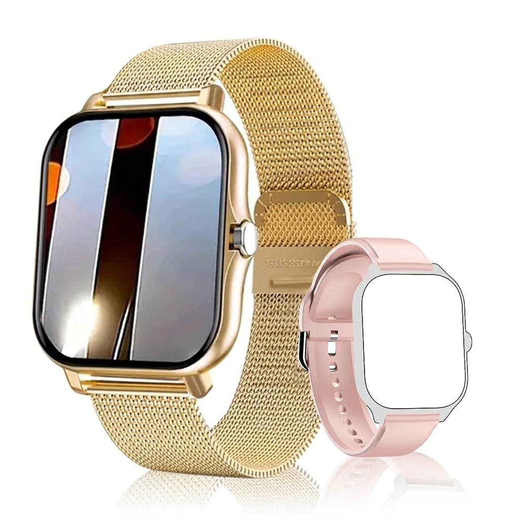 Smartwatch BW Plus Com 2 Pulseiras
