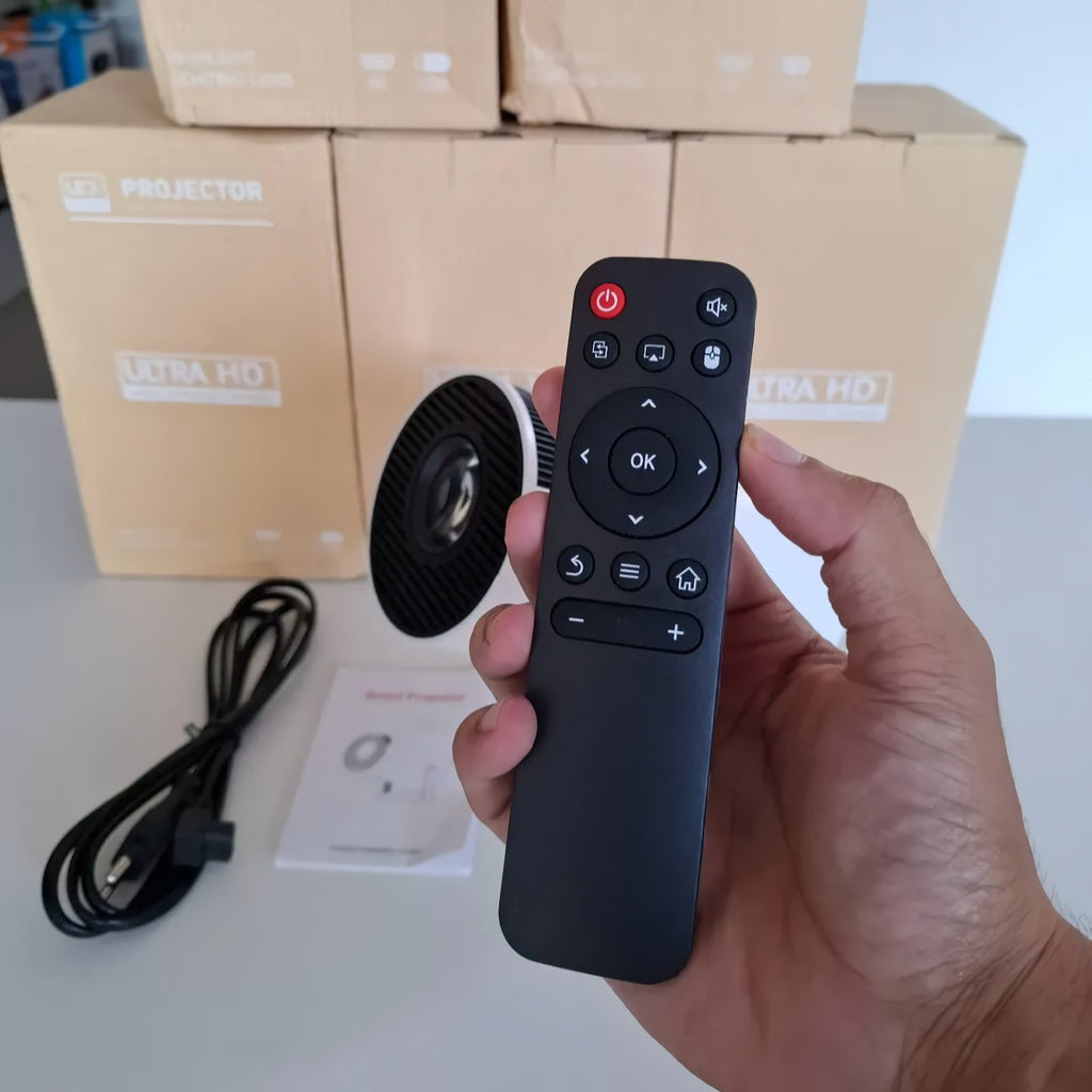 Mini Projetor Android 4K Wifi 5G HY300 Ultra HD