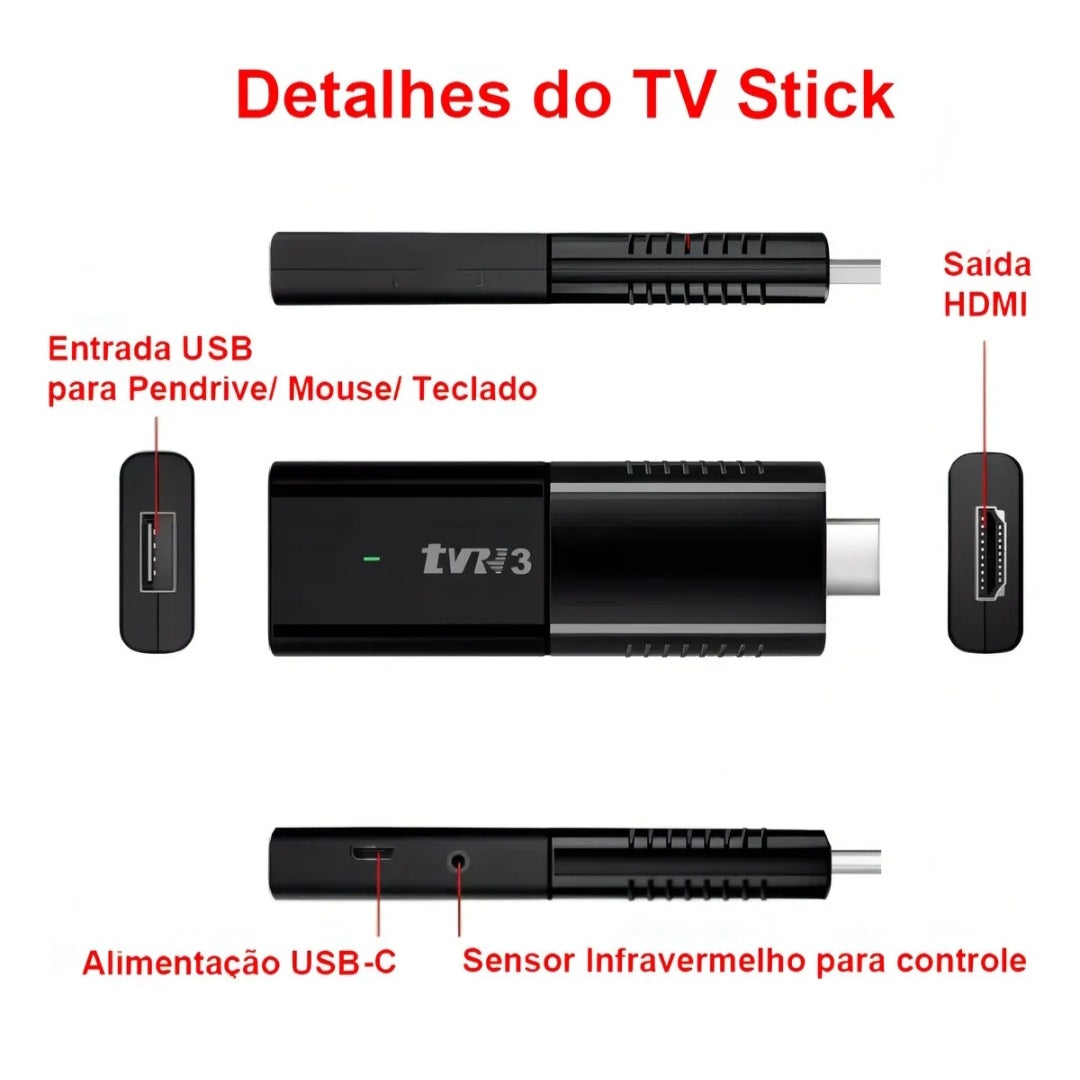 Tv Stick 4K Android 14 Wifi 5g Full HD