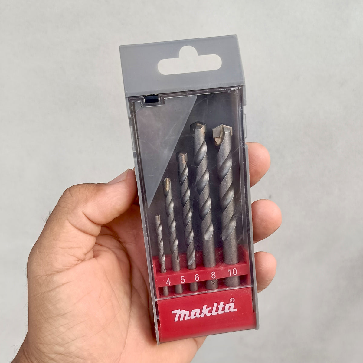 Kit 4 Brocas Widea Concreto Makita 4 a 10mm
