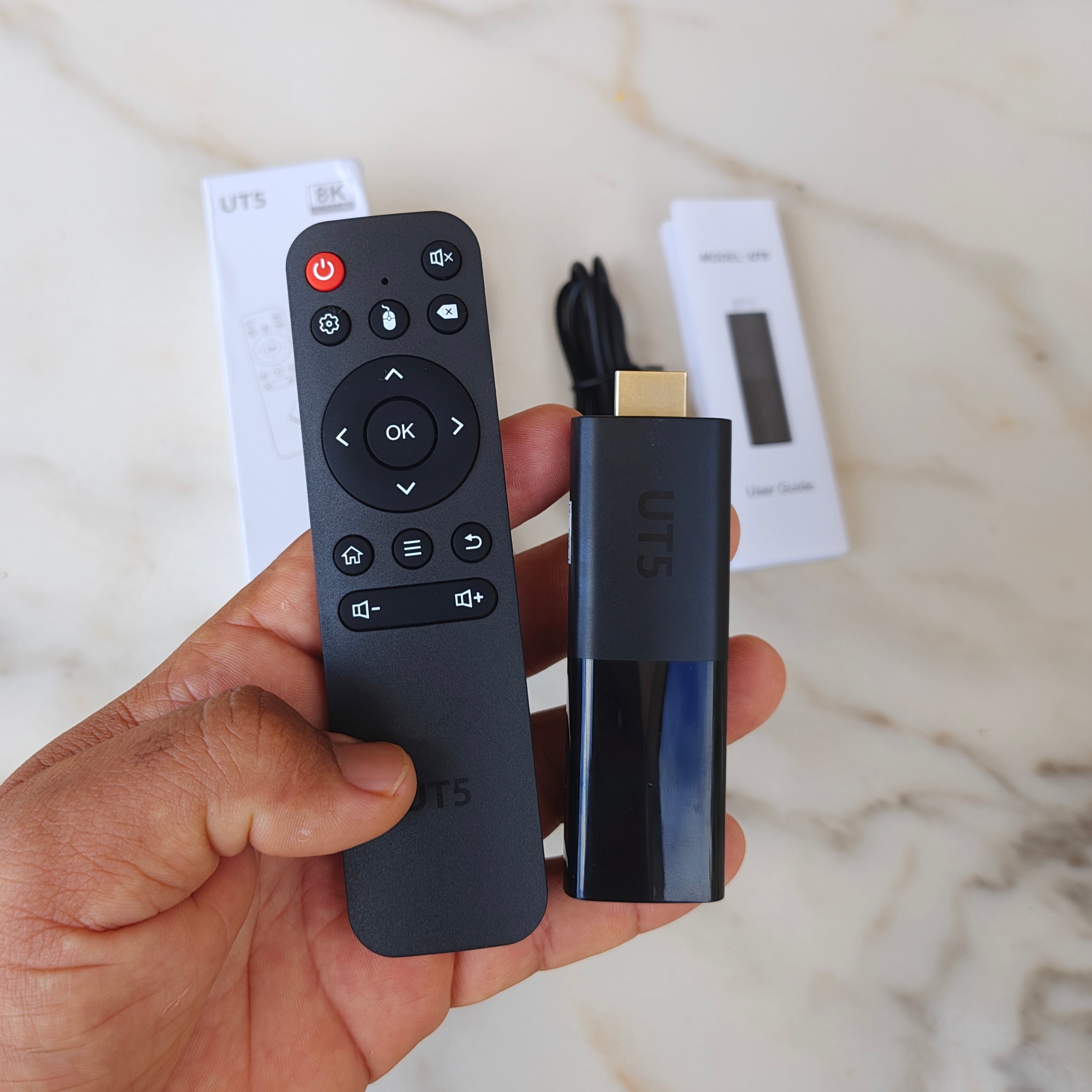 Tv Stick UT5 8K Android 10 Wifi 5G Bluetooth