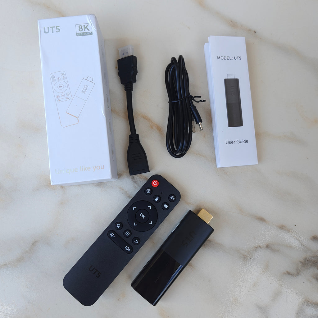 Tv Stick UT5 8K Android 10 Wifi 5G Bluetooth