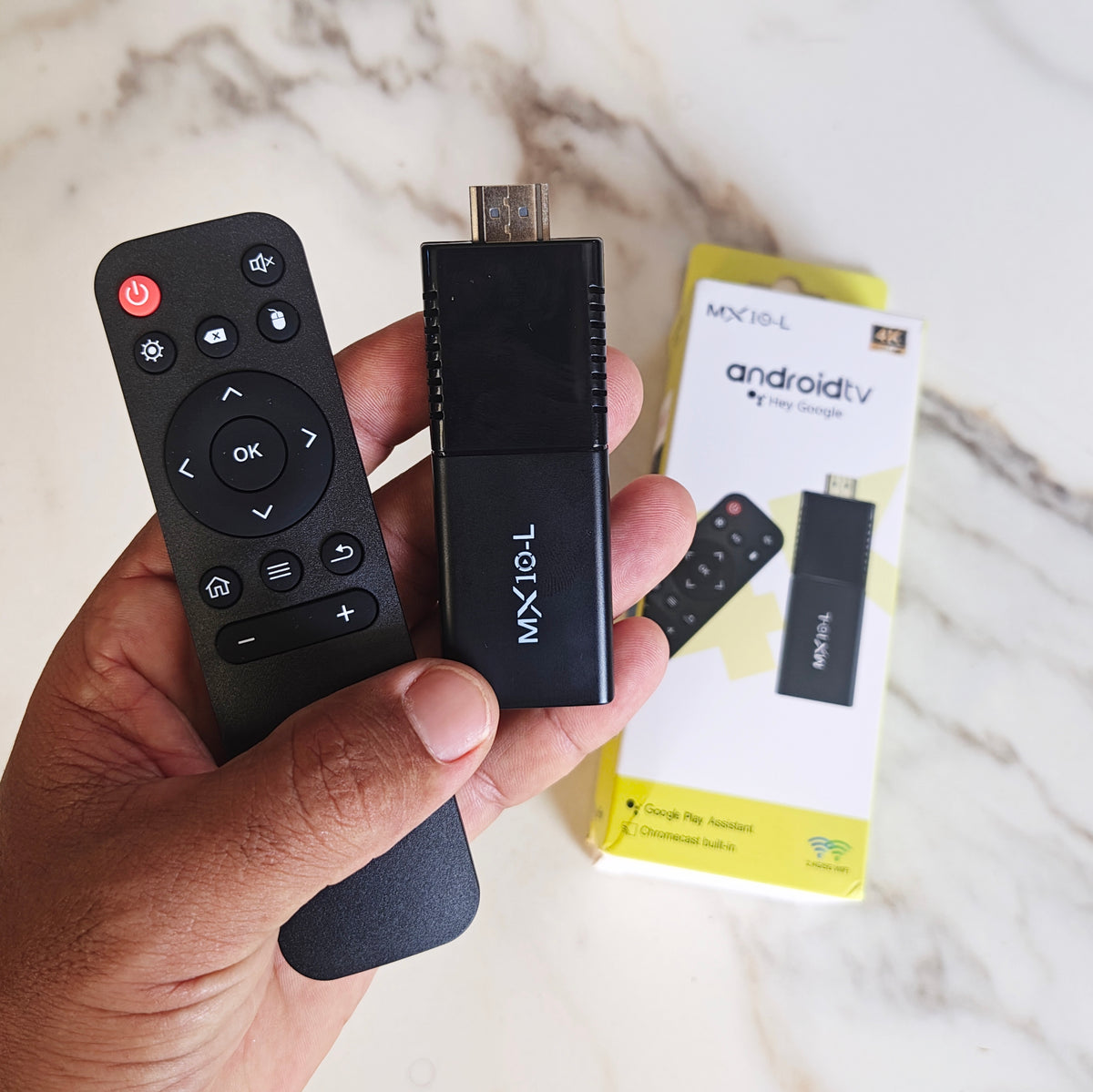 Tv Stick MX10-L Android 14 Wifi 4K