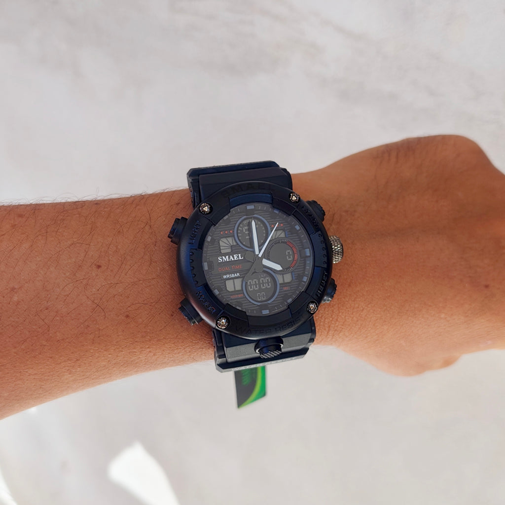 Relógio Smael Dual Time Trendy Street