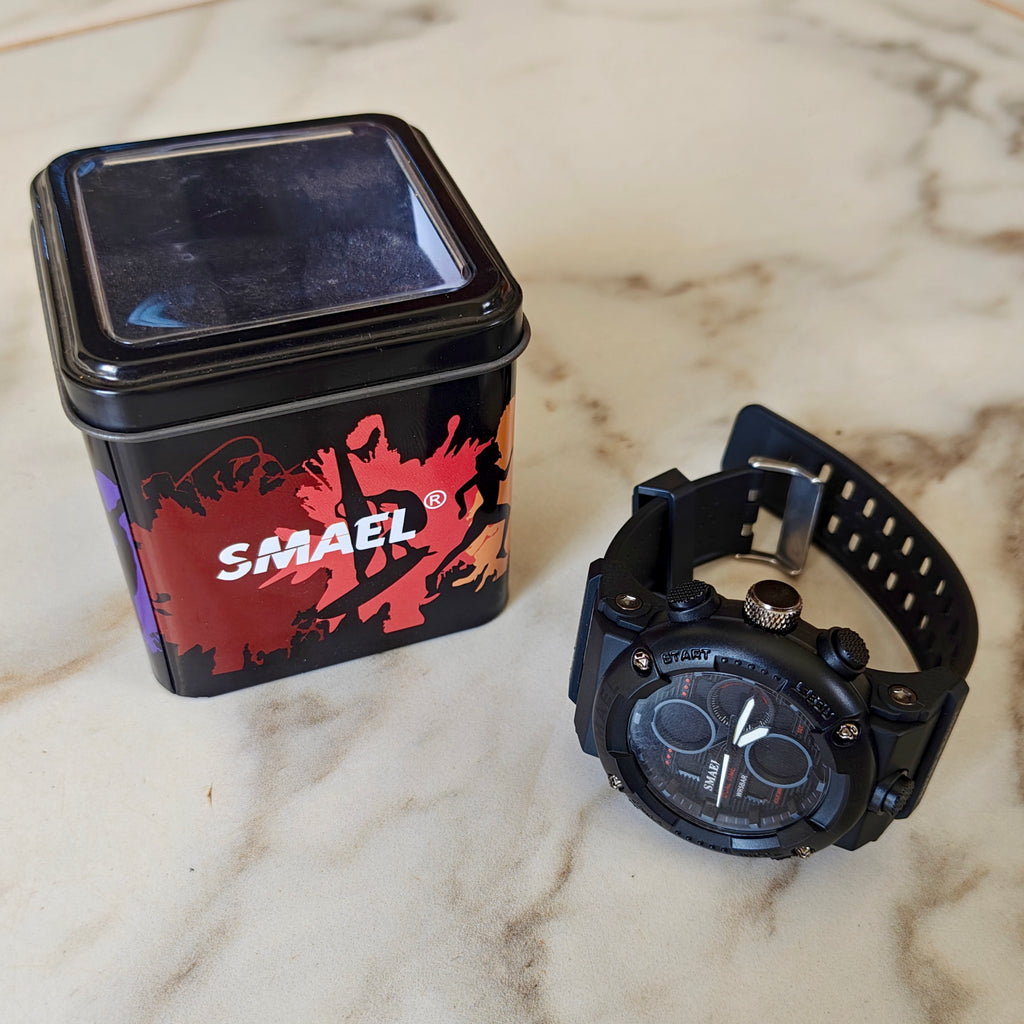 Relógio Smael Dual Time Trendy Street