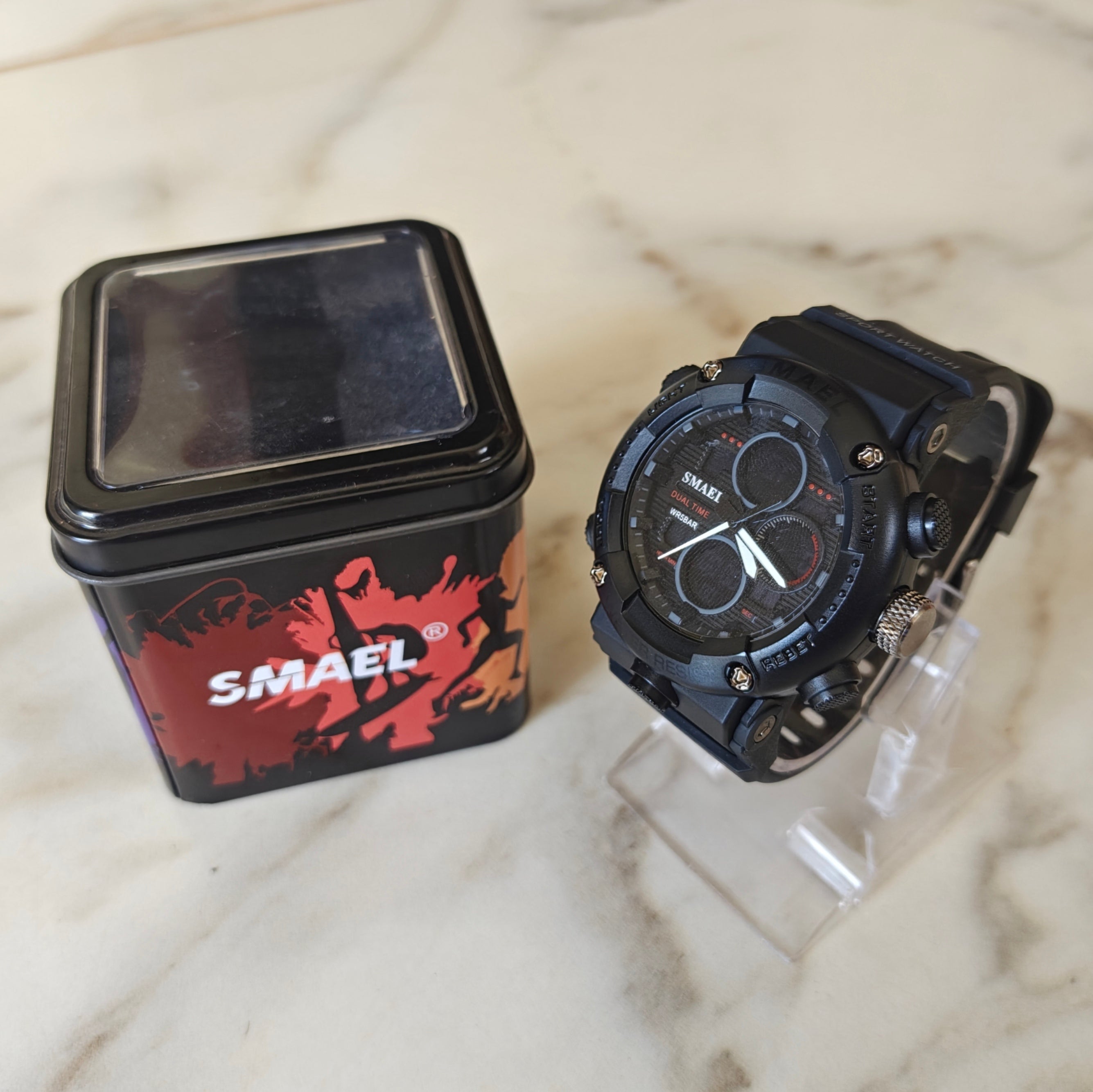 Relógio Smael Dual Time Trendy Street