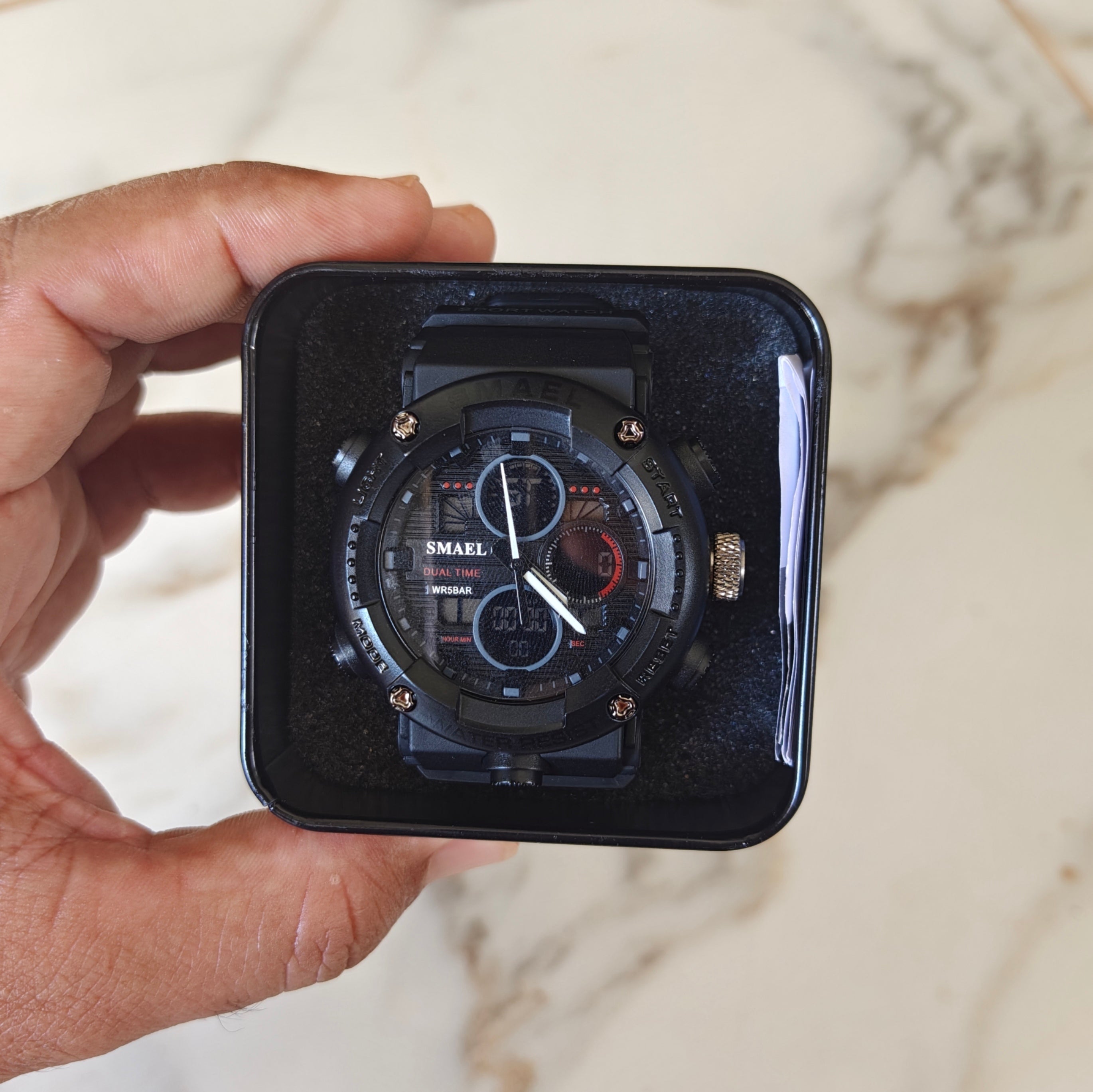 Relógio Smael Dual Time Trendy Street