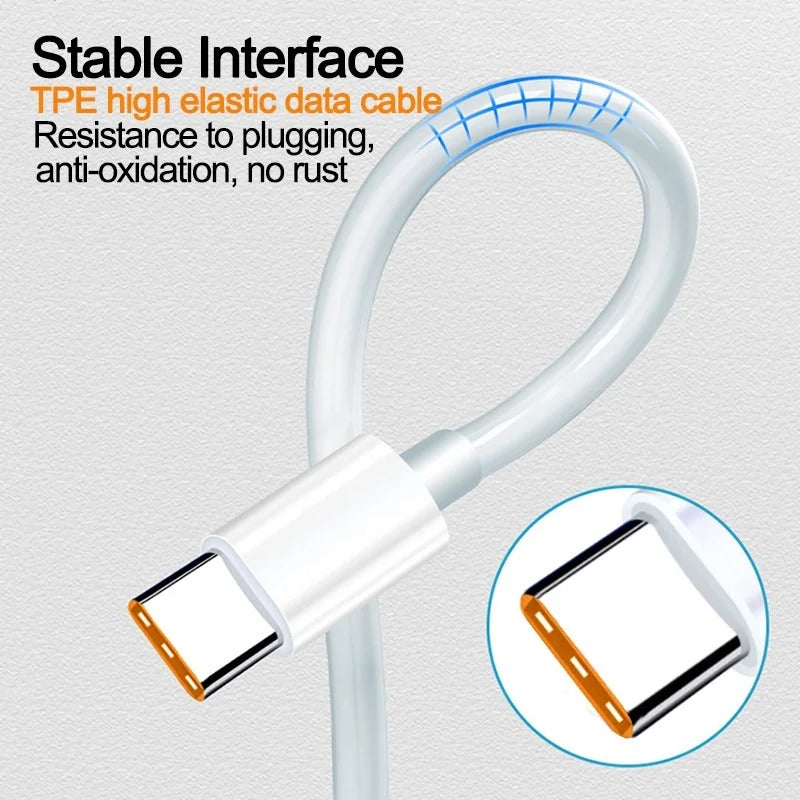 Cabo USB 6A para Xiaomi Turbo Tipo C 120W 2mt