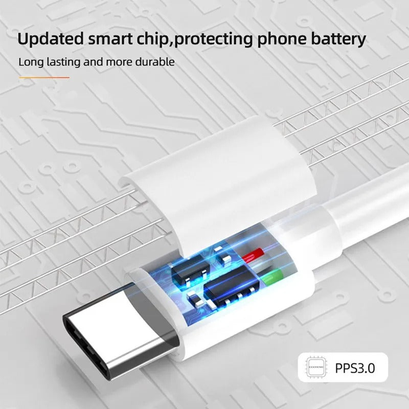Cabo USB 6A para Xiaomi Turbo Tipo C 120W 2mt